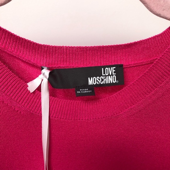 Love Moschino | NWT Fuchsia Pink Dress Size 6 - Picture 5 of 11